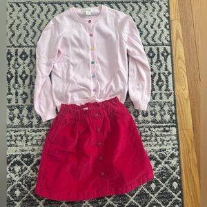 Girls JCREW adorable outfit. Perfect for the holiday or Valentine’s Day!